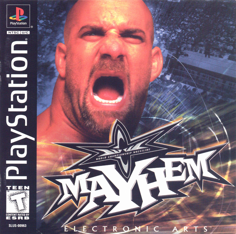WCW Mayhem box art for Nintendo 64